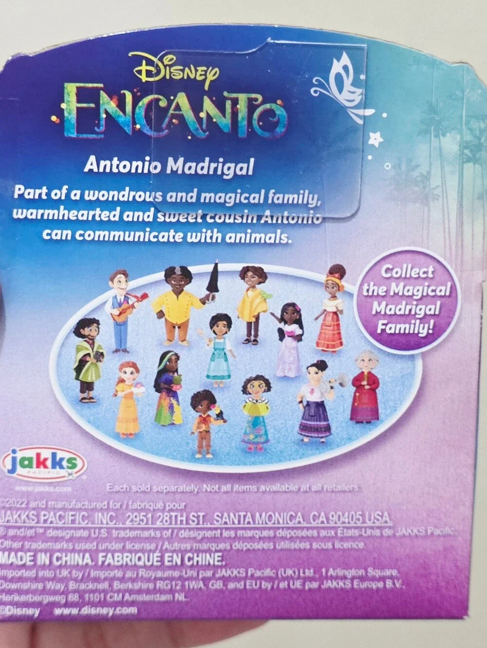 Brand New Small Disney's Encanto Antonio Madrigal Toy with parrot
